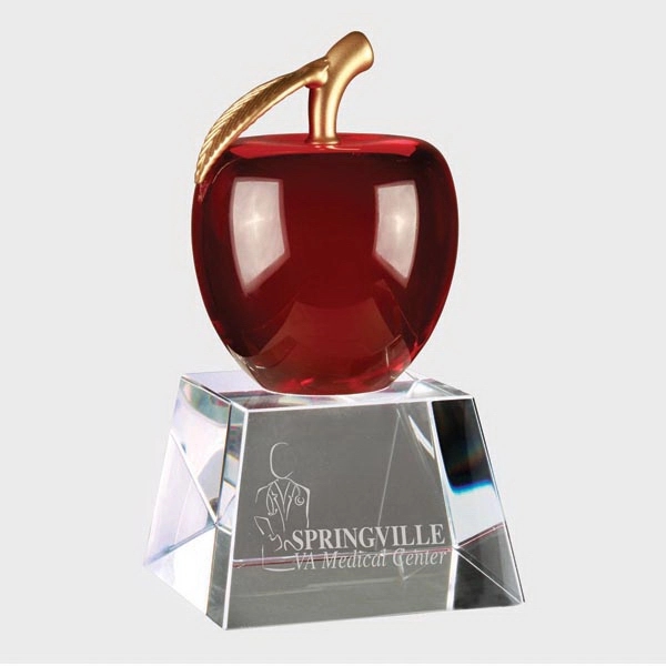 6.25" x 2.25" x 5.50" red apple award that comes in... from ASI 74601 Calico