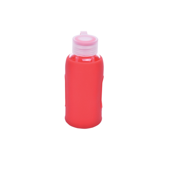 12 oz. glass bottle with silicone sleeve.... from ASI 46755 Cosmo Promos