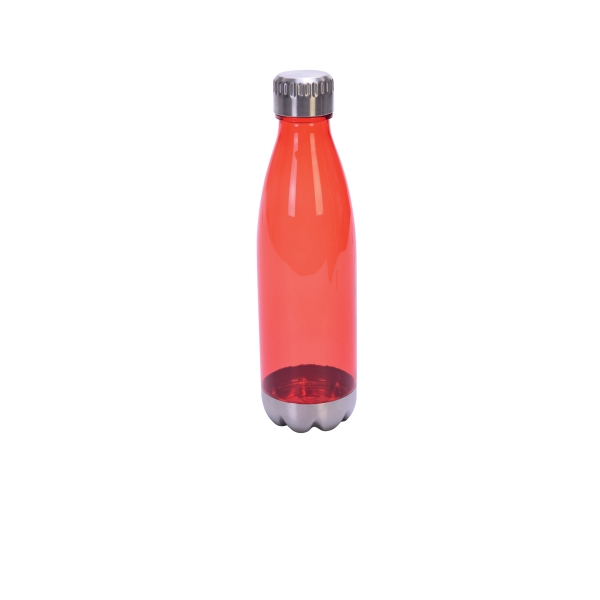 23 oz  Water Bottle w/ Metal Accents... from ASI 46755 Cosmo Promos