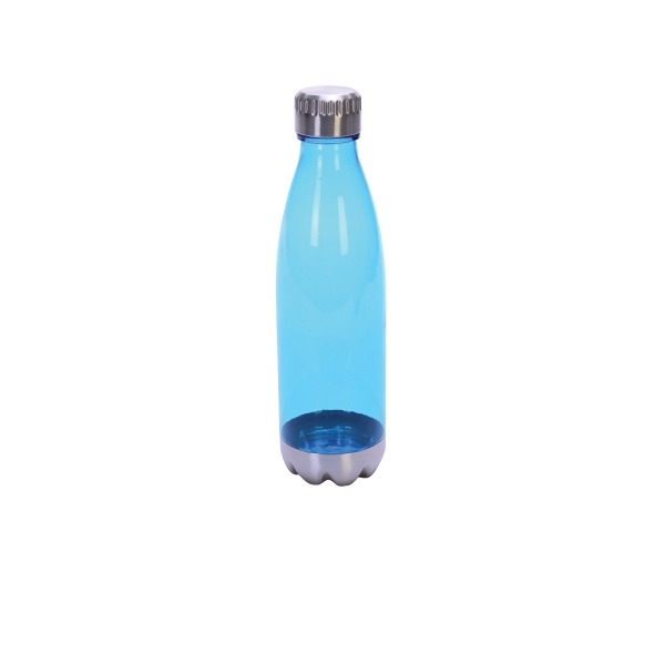 23 oz  Water Bottle w/ Metal Accents... from ASI 46755 Cosmo Promos