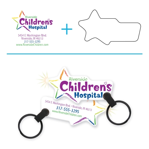 ShapeLights Design-A-Shape, Custom design your own soft vinyl keyring light in... from ASI 39850 The Bentcil Company / Bentcils™