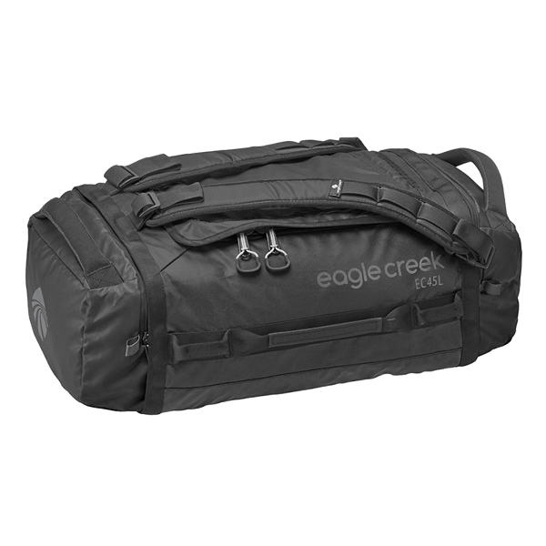 Water repellent fabric duffel bag with U-shaped lid, zippered pockets and... from ASI 90305 ZZ Merged - Sweda Company LLC