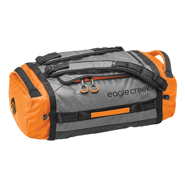 Water repellent fabric duffel bag with U-shaped lid, zippered pockets and... from ASI 90305 ZZ Merged - Sweda Company LLC