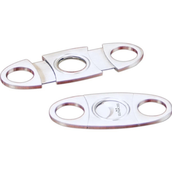 Stainless steel cigar cutter with classic double blades guillotine... from ASI 99030 Zipline / Zipline®