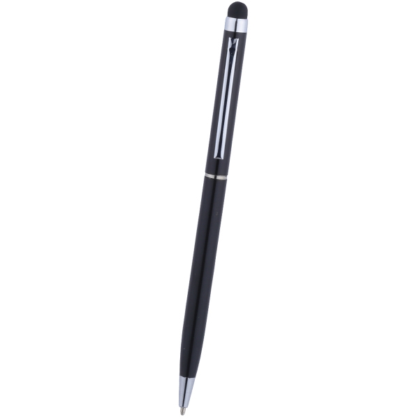 Sleek Metal Twist Action Stylus Ballpoint... from ASI 46755 Cosmo Promos