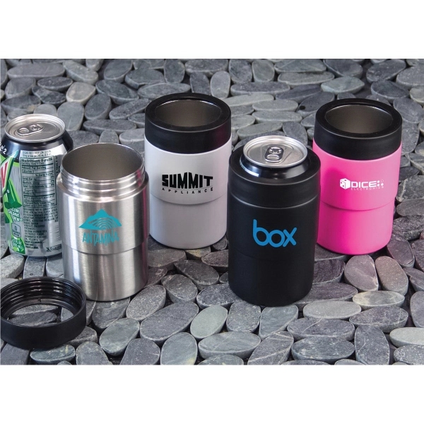 Double wall vacuum insulated can cooler... from ASI 99030 Zipline / Zipline®