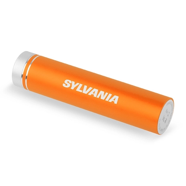 2000 mAh powerbank with aluminum exterior, silver cap, rechargeable battery and... from ASI 88060 Snugz/USA Inc / Sweda®