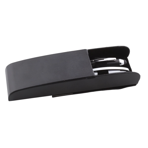 Leatherette case with Magnetic Flap for Pens.... from ASI 46755 Cosmo Promos