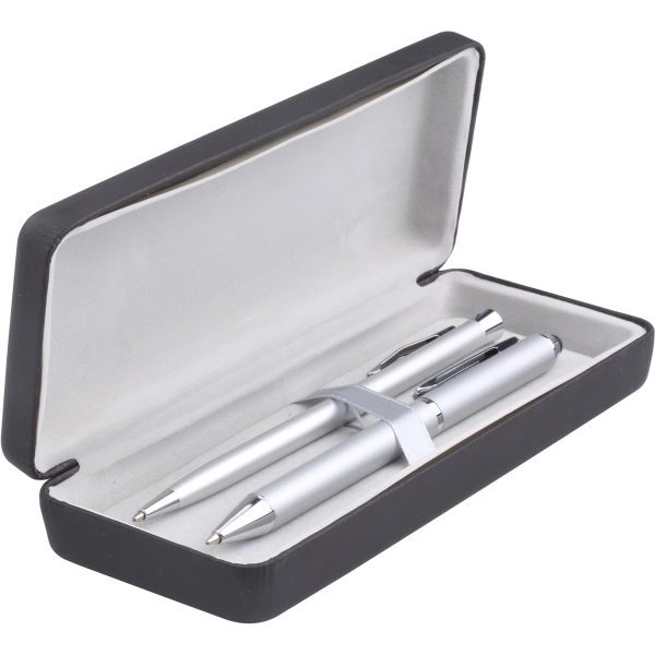 Single or Double Leatherette Case for Pens... from ASI 46755 Cosmo Promos