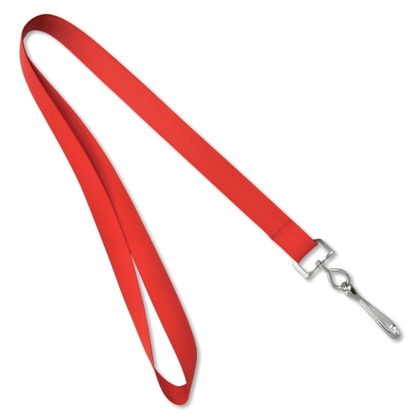 These economical custom lanyards are available in six colors with three... from ASI 79898 Promovision / PROMOVISION