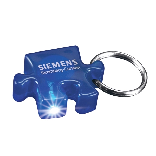 Molded key light in a puzzle piece shape featuring 1 LED... from ASI 39850 The Bentcil Company / Bentcils™