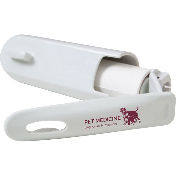 Compact lint roller with 30 sheets per roll that's great for... from ASI 61966 HPG / Beacon Promotions