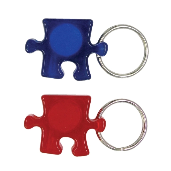 Molded key light in a puzzle piece shape featuring 1 LED... from ASI 39850 The Bentcil Company / Bentcils™