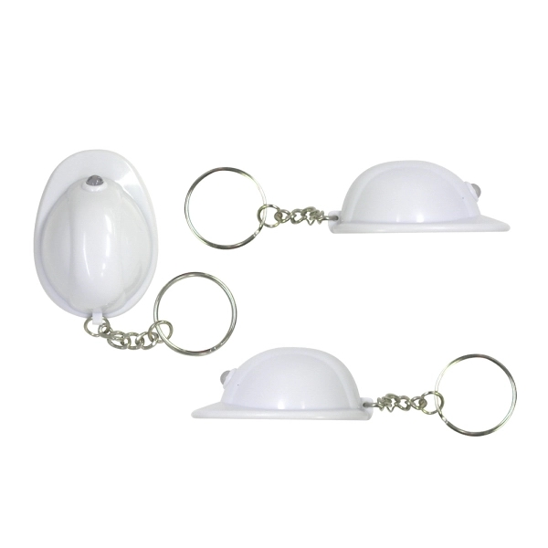 Molded key light with a hard hat shape. Features 1 LED... from ASI 39850 The Bentcil Company / Bentcils™