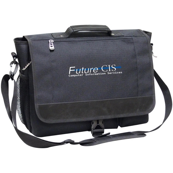 600D Ripstop polyester workhorse messenger main compartment there is a padded... from ASI 79384 Preferred Nation Inc