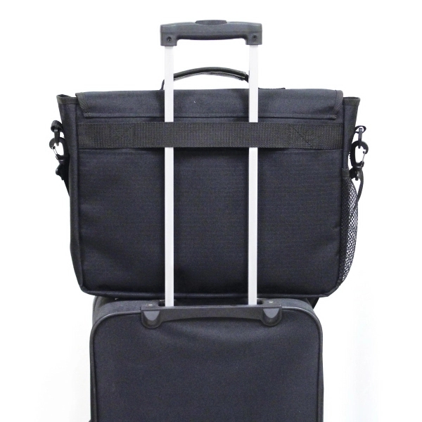 600D Ripstop polyester workhorse messenger main compartment there is a padded... from ASI 79384 Preferred Nation Inc