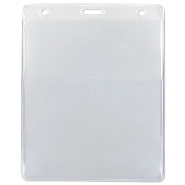 Two different sized pockets make these event size badge/credential holders extra... from ASI 79898 Promovision / PROMOVISION