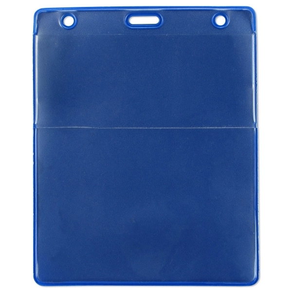 Two different sized pockets make these event size badge/credential holders extra... from ASI 79898 Promovision / PROMOVISION