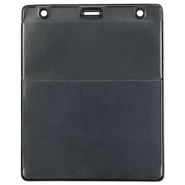 Two different sized pockets make these event size badge/credential holders extra... from ASI 79898 Promovision / PROMOVISION