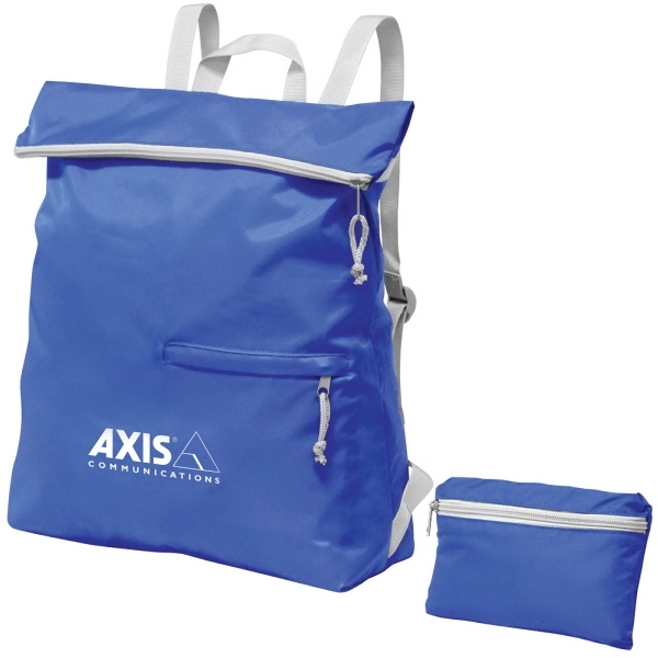 backpack is lightweight a zippered flapover main compartment  a zipper... from ASI 79384 Preferred Nation Inc