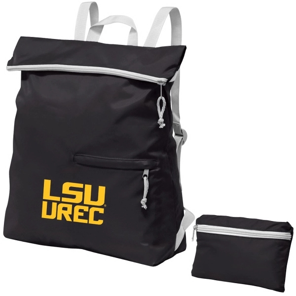 backpack is lightweight a zippered flapover main compartment  a zipper... from ASI 79384 Preferred Nation Inc