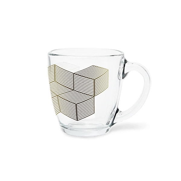 15.5 oz. curved glass mug that can be customized with a... from ASI 74710 Numo