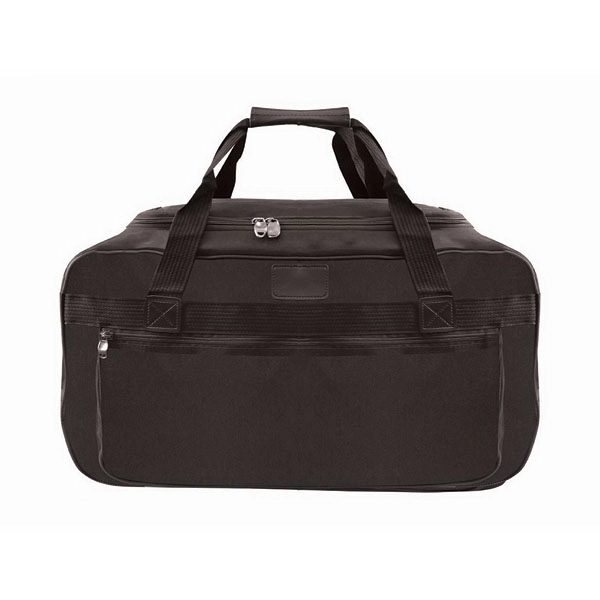 22" x 12.5" x 11.5" polyester rolling duffel with telescoping handle,... from ASI 37980 Bagworld