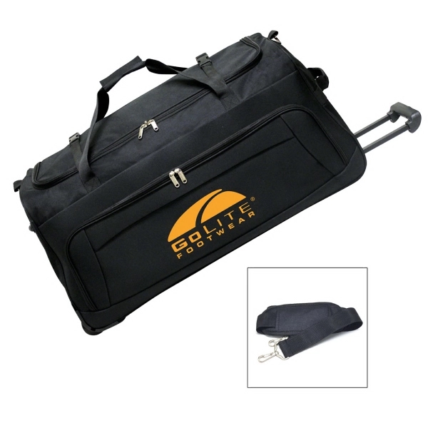 rolling duffel features a sturdy pull-up handle and dual in-line skate... from ASI 79384 Preferred Nation Inc