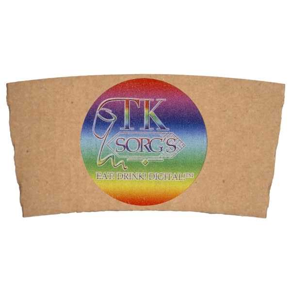 Kraft coffee cup smooth sleeves.... from ASI 88200 TK Sorg's - A Div of Arch Promo Group, LLC