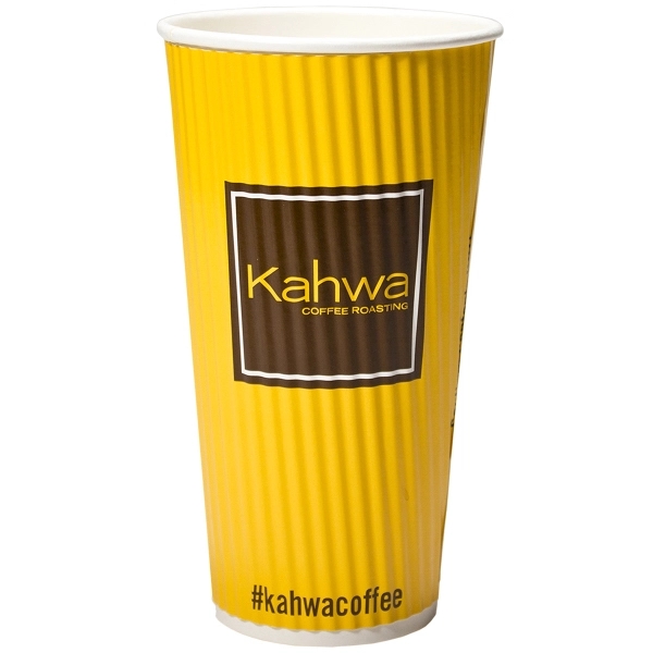 Rippled Insulated paper cup... from ASI 88200 TK Sorg's - A Div of Arch Promo Group, LLC / GRANDE