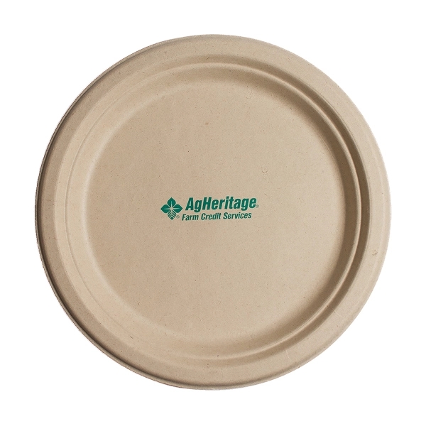 Round compostable paper plate.... from ASI 88200 TK Sorg's - A Div of Arch Promo Group, LLC / PETITE