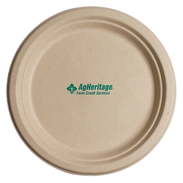 Round compostable paper plate.... from ASI 88200 TK Sorg's - A Div of Arch Promo Group, LLC / PETITE