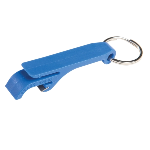 Bottle opener keychain (1/2" x 2 1/2" x 11/16") with stainless... from ASI 52840 Evans Manufacturing