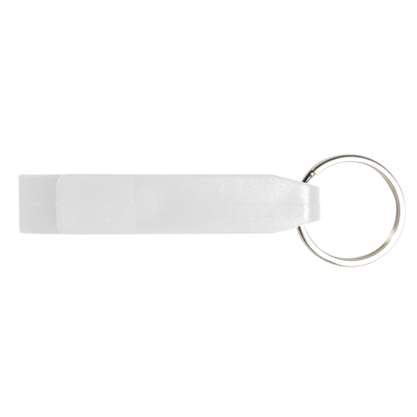 Bottle opener keychain (1/2" x 2 1/2" x 11/16") with stainless... from ASI 52840 Evans Manufacturing
