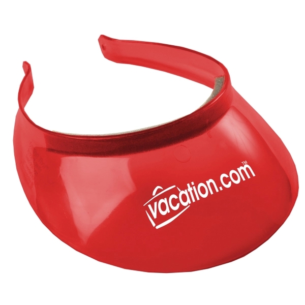 One-size-fits-most sun visor (9" x 7 3/4" x 2") with adjustable... from ASI 52840 Evans Manufacturing