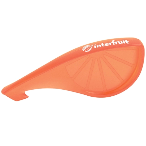 Citrus peeler kitchen tool with a wedge design on the handle... from ASI 52840 Evans Manufacturing