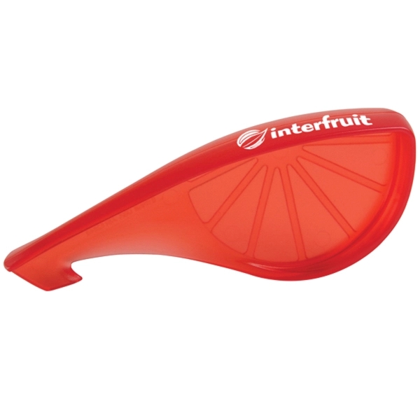 Citrus peeler kitchen tool with a wedge design on the handle... from ASI 52840 Evans Manufacturing