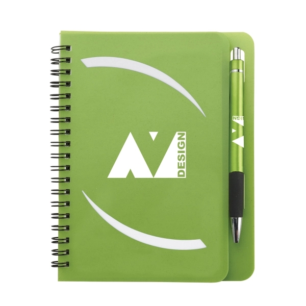 5" x 7" spiral notebook available in multiple colors with 70... from ASI 52840 Evans Manufacturing