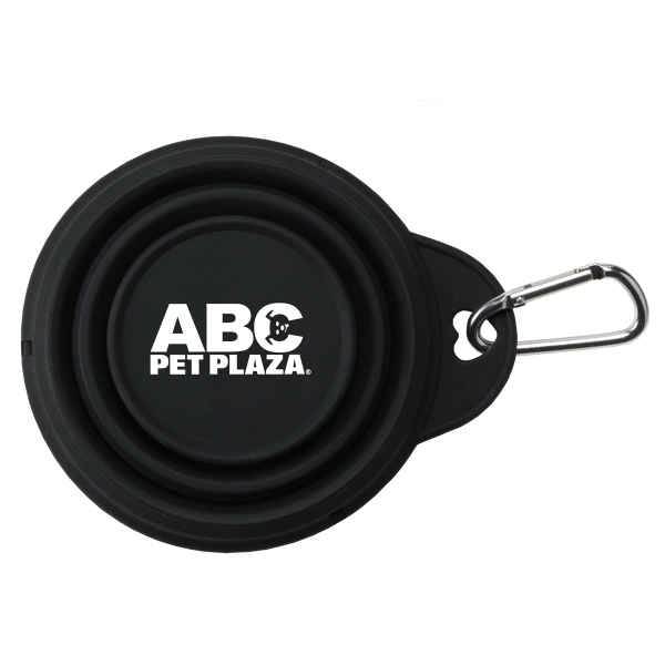 8 oz Silicone Collapsible Pet Bowl collapses for easy storage and... from ASI 52840 Evans Manufacturing