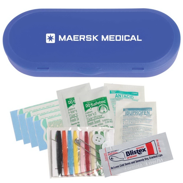 First aid kit with mix and match options for the uniquely... from ASI 52840 Evans Manufacturing / Evans