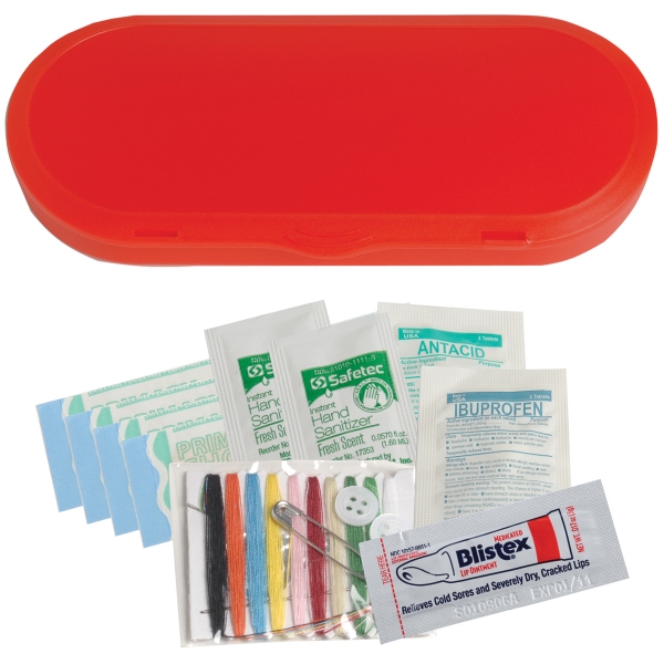 First aid kit with mix and match options for the uniquely... from ASI 52840 Evans Manufacturing / Evans
