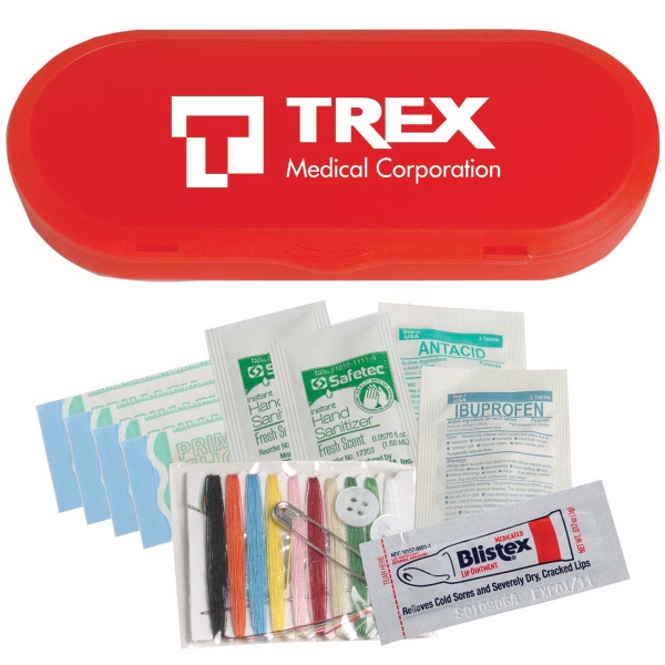 First aid kit with mix and match options for the uniquely... from ASI 52840 Evans Manufacturing / Evans