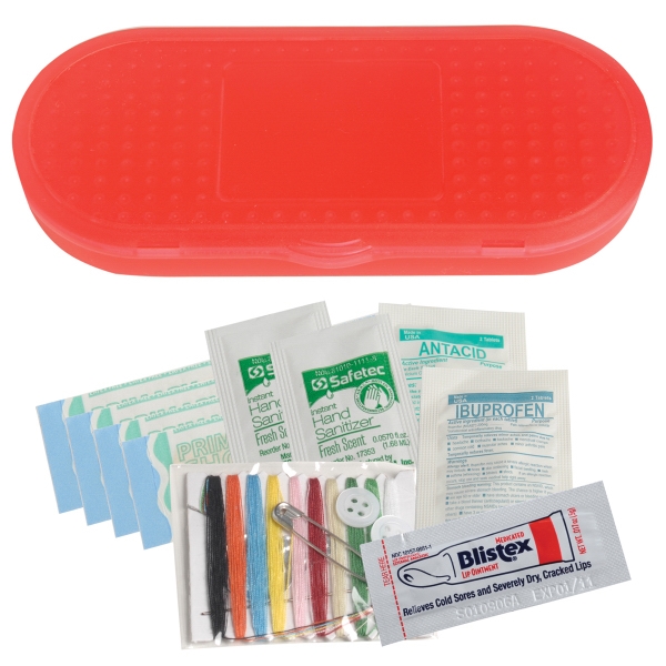 First aid kit with mix and match options for the uniquely... from ASI 52840 Evans Manufacturing / Evans