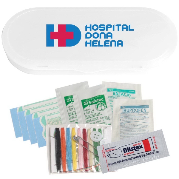 First aid kit with mix and match options for the uniquely... from ASI 52840 Evans Manufacturing / Evans