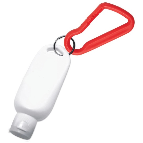 SPF 30 sunscreen with carabiner attachment.... from ASI 52840 Evans Manufacturing