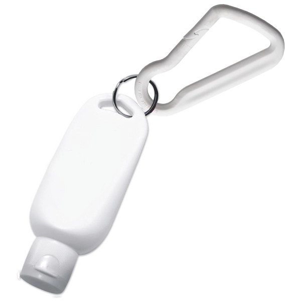SPF 30 sunscreen with carabiner attachment.... from ASI 52840 Evans Manufacturing