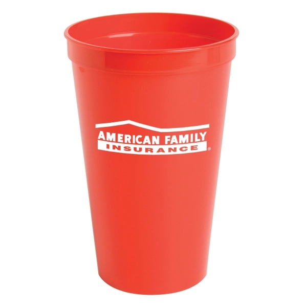 22 oz. stadium cup made of BPA-free, food-grade material.... from ASI 52840 Evans Manufacturing