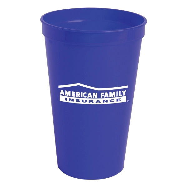 22 oz. stadium cup made of BPA-free, food-grade material.... from ASI 52840 Evans Manufacturing