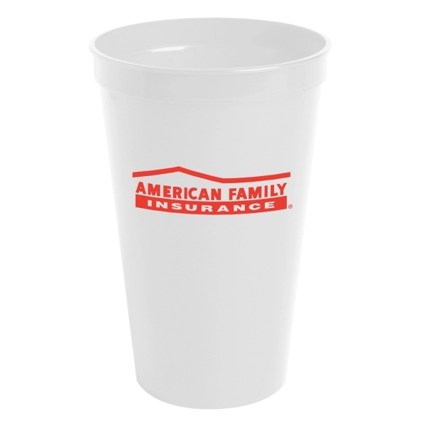 22 oz. stadium cup made of BPA-free, food-grade material.... from ASI 52840 Evans Manufacturing