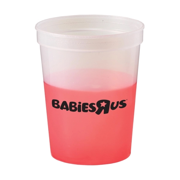 16 oz. stadium cup with color-changing properties.... from ASI 52840 Evans Manufacturing